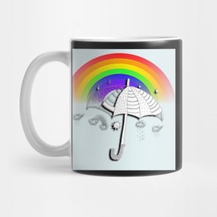 Rainbow & Hope, Cute Happy Inspirational Design Mother's Day Gifts Mug